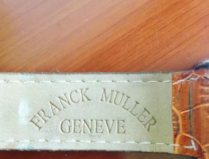 Franck Muller Geneve 法穆兰限量版，当年做外贸时一个英国客人送我的，已经放了近20年了，现在表不动了，哪里可以维修？这款表现在的价值大概多少？