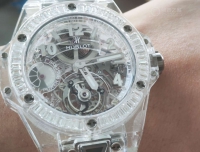 Hublot Bigbang水晶大爆炸五日链陀飞轮