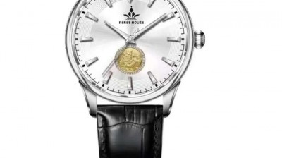 瑞尼世家白色锦鲤手表图片