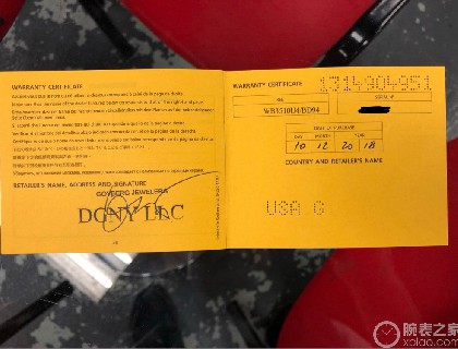 這表是旅遊時帶回來的，沒電子卡，只有紙質保修証，回來後經專門店確認，保修5年有效
