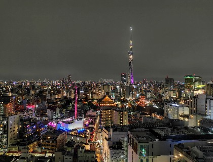 到东京的晚上，看着繁华的都市，感觉劳力士在呼唤着我来寻觅它