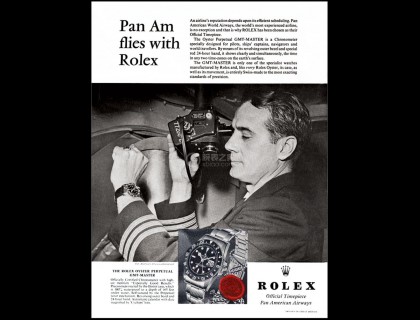 1953年，劳力士发布的GMT腕表