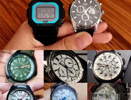 卡西欧GW-B5600、卡西欧BEM501；西铁城AW5005-21Y、BU2020、CA4215-04W、AW5005-12X、AO9000-06B；卡西欧GA100CF