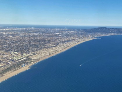 洛杉矶的海岸线