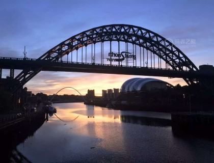 Newcastle upon Tyne的清晨，摄于2017年夏