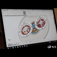 零件三维建模，动态模拟齿轮配合效果