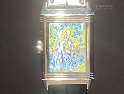 绿色大明火珐琅 下野黑发山瀑布
