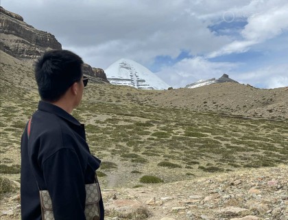 西藏，冈仁波齐峰