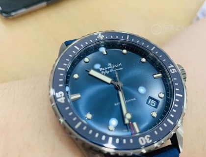 宝珀五十鲟 陶瓷是真的耐磨 完全无痕迹