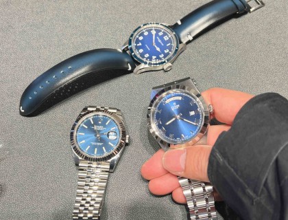 三个蓝盘的手表？你最钟情的是哪款呢？