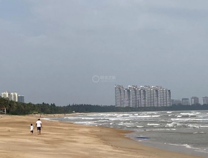 琼海家门口的沙滩