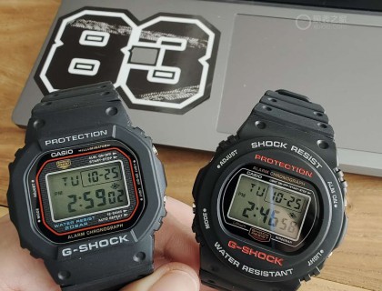 DW5000-1JF（左）DW5700-1JF（右）