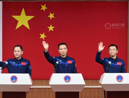 今日岀征！太空站将有6名中国航天员常驻。