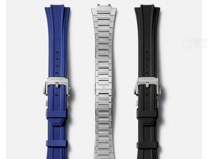10秒钟更换表带也真的不要太方便啦，搭配上蓝色橡胶表带在运动健身时也是绝佳的搭配