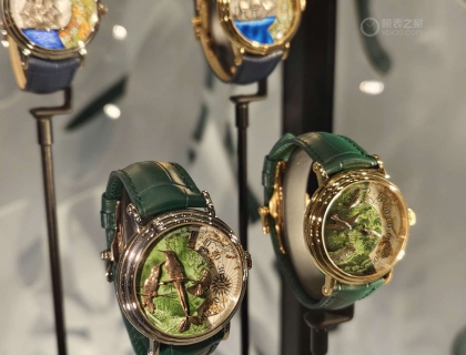 整个表展最贵的表，阁楼工匠新款，双层珐琅加金雕