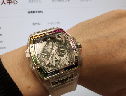 全球限量50首发来了  宇舶表灵魂BIG BANG彩虹水晶