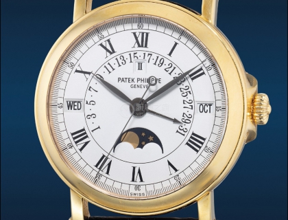 Ref.5059J，18K黄金版本，图片自@PHILLIPS