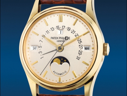 Ref.5050J，18K黄金版本，图片自@PHILLIPS