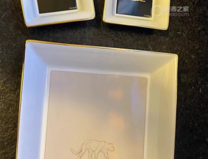 卡地亚猎豹瓷盘