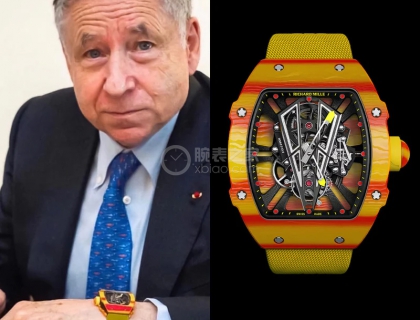 让·托德 (Jean Todt) 佩戴理查德米勒 (Richard Mille) RM27-03 拉斐尔·纳达尔陀飞轮腕表。限量 50 件。零售价：750,000 美元。