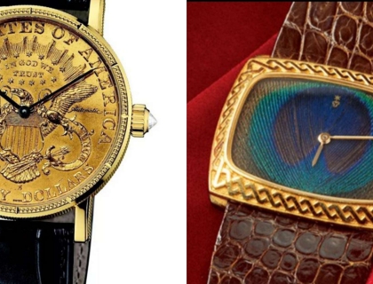 1964年20美元"双鹰"金币表1970年Feather Watch羽毛表