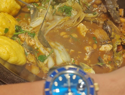 铁锅炖，东北菜，现在火起来了