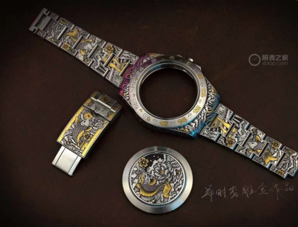 郑时茂老师作品，图源:郑时茂雕金工作室