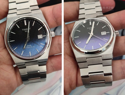 不同角度颜色不同
