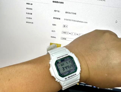 这是春天的小绿圈  我的卡西欧 G-SHOCK