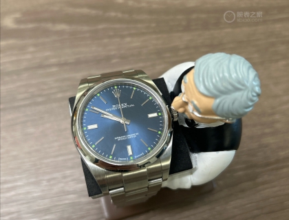 东京龟吉入手蚝式恒动114300蓝盘