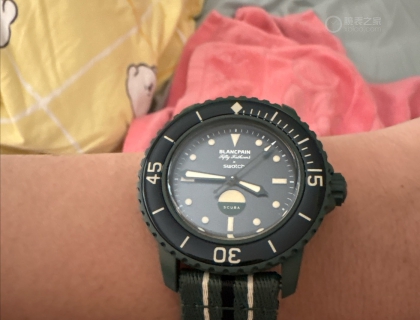 人生第一块宝珀！还得是你swatch让我拥有了青春版的五十噚