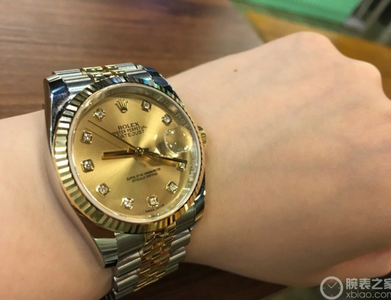 女生带36MM间金，一样美美的