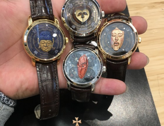 2008年的江诗丹顿面具系列腕表。