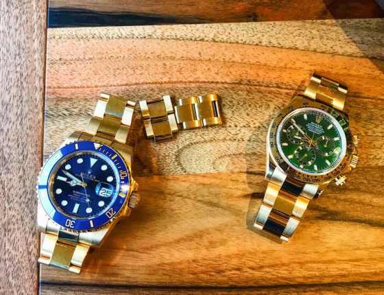 Rolex 黄金蓝Submariner
