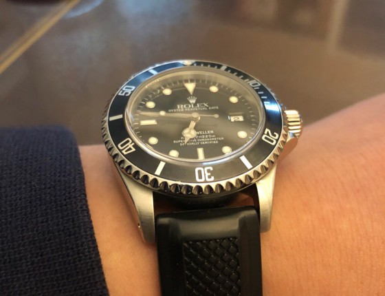 小白，年后入手中古16600，稀少6点单swiss字样