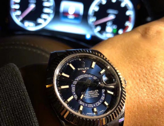 就喜欢那一抹蓝 rolex天行者sky dweller蓝面