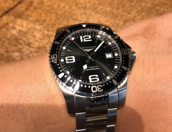 浪琴 康卡斯41mm 机械黑 刻度盘掉了