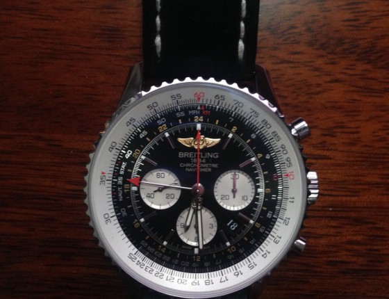 闲来无事给小百发个认证贴～购入多年的NAVITIMER GMT