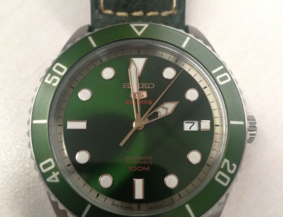 SEIKO 5号 2018年巴塞尔展新款绿水鬼