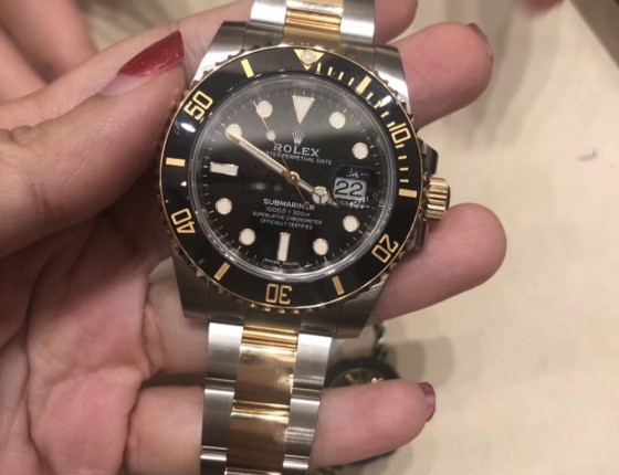 迪拜入手劳力士间金黑水鬼！