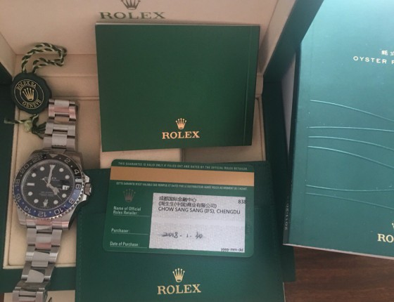 华灯初上.劳力士蓝黑国米与你同行
