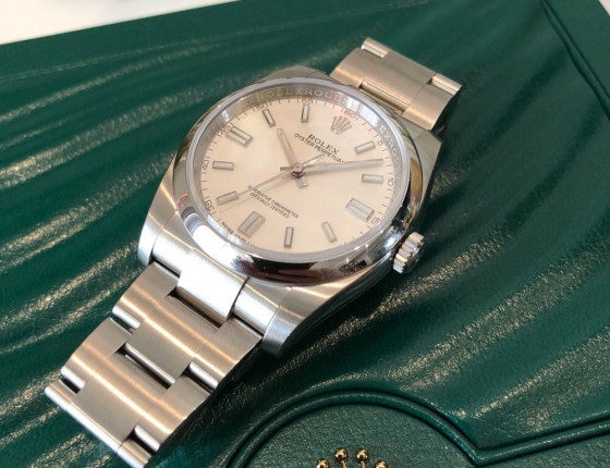 2018新款36mm蚝式恒动116000白盘作业