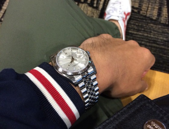 Rolex 日志 36 牙圈白金