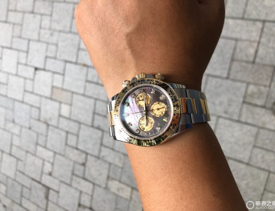 第一只rolex，间金贝母盘迪通拿－更新邮寄到的表盒（末页）