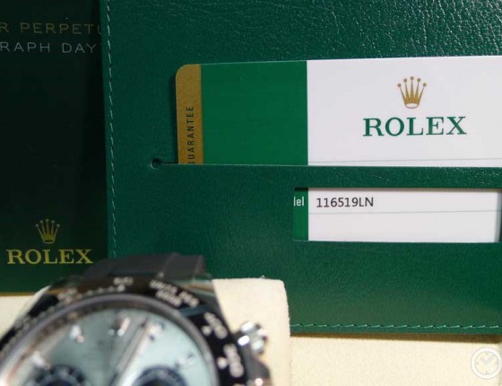 ROLEX 白金熊猫迪116519LN 认证非作业