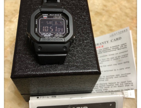 卡西欧G-SHOCK GWM5610BC作业
