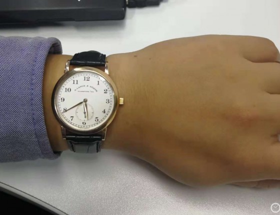 老款朗格1815金针作业