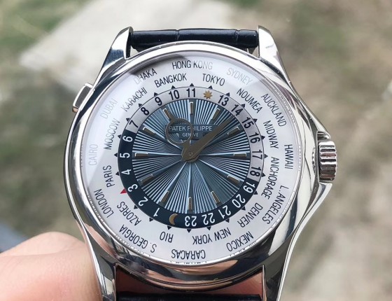 百达翡丽5130p铂金世界时