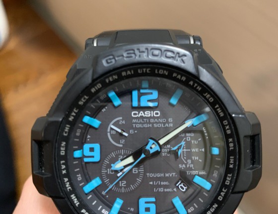 卡西欧GW-4000-1A2骚蓝色