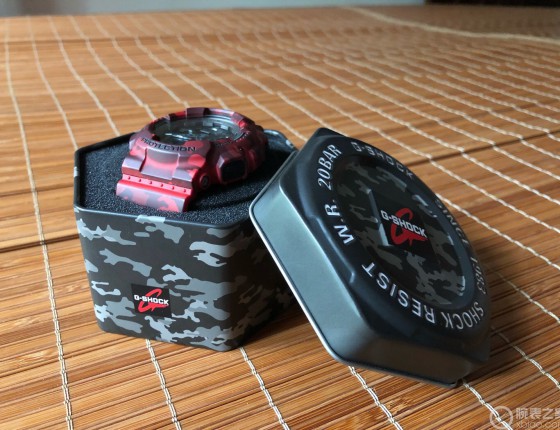 考研计时器，G-SHOCK红迷彩